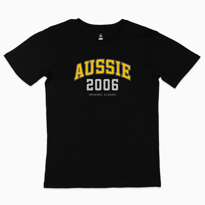 Aussie College Style 18th birthday t-shirt