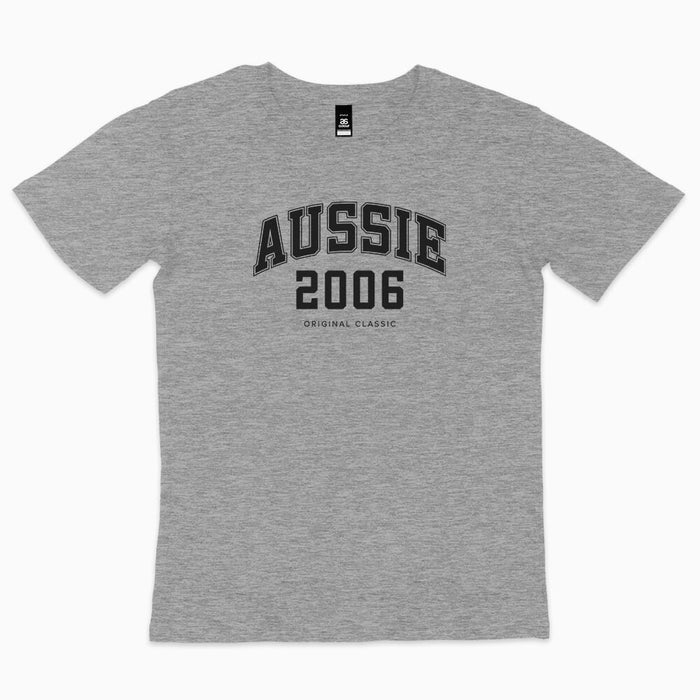 Aussie College Style 18th birthday t-shirt