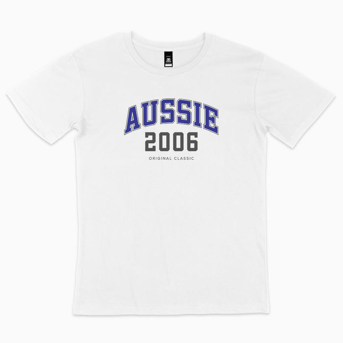 Aussie College Style 18th birthday t-shirt