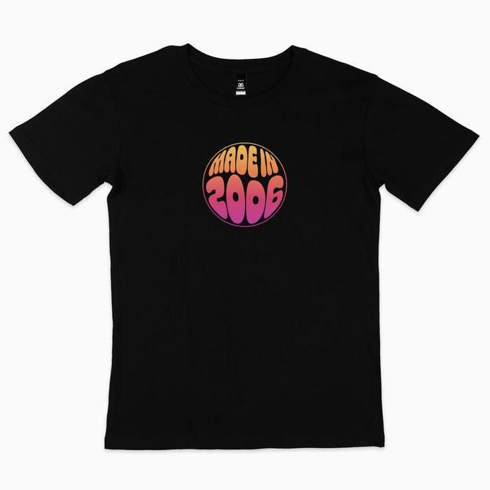 Retro Circle 18th birthday t-shirt