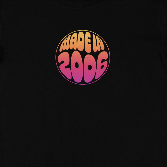 Retro Circle 18th birthday t-shirt