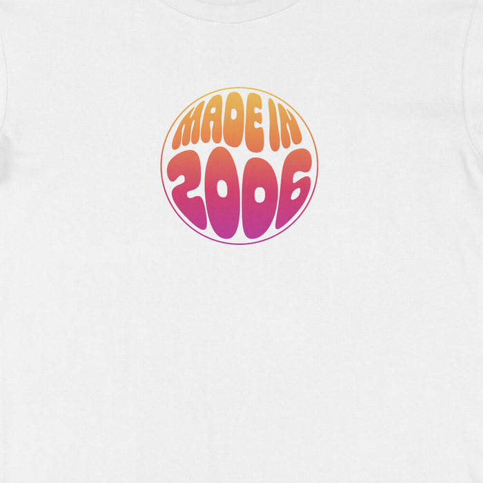 Retro Circle 18th birthday t-shirt