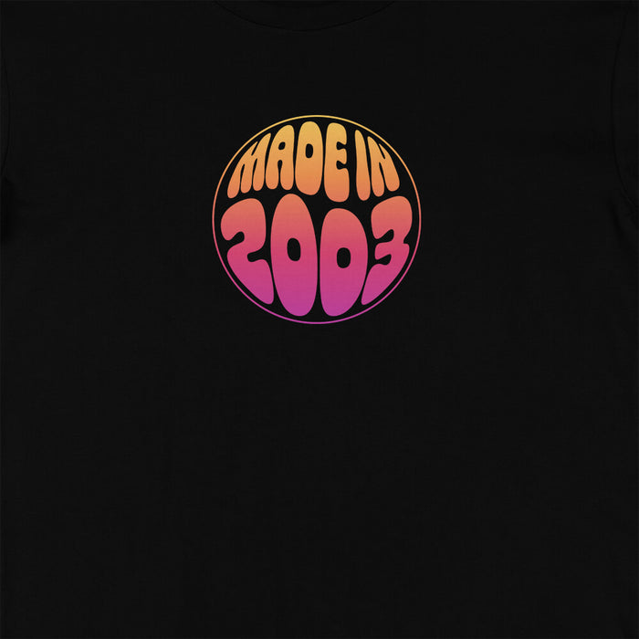 Retro Circle 21st birthday t-shirt