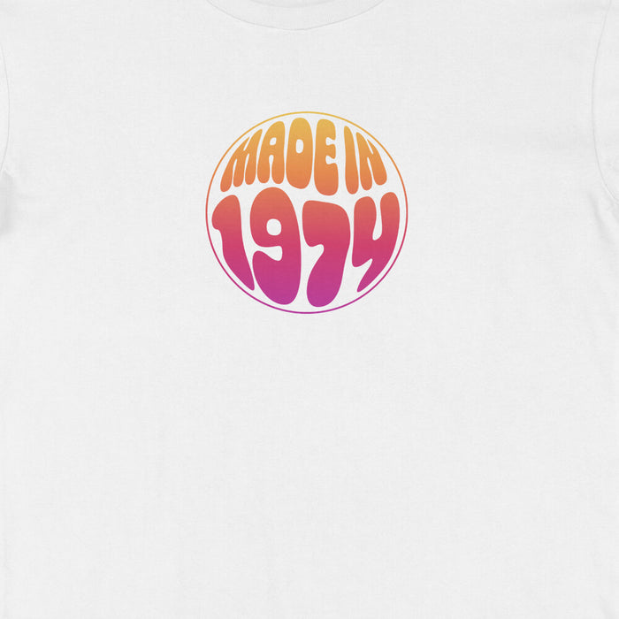 Retro Circle 50th birthday t-shirt