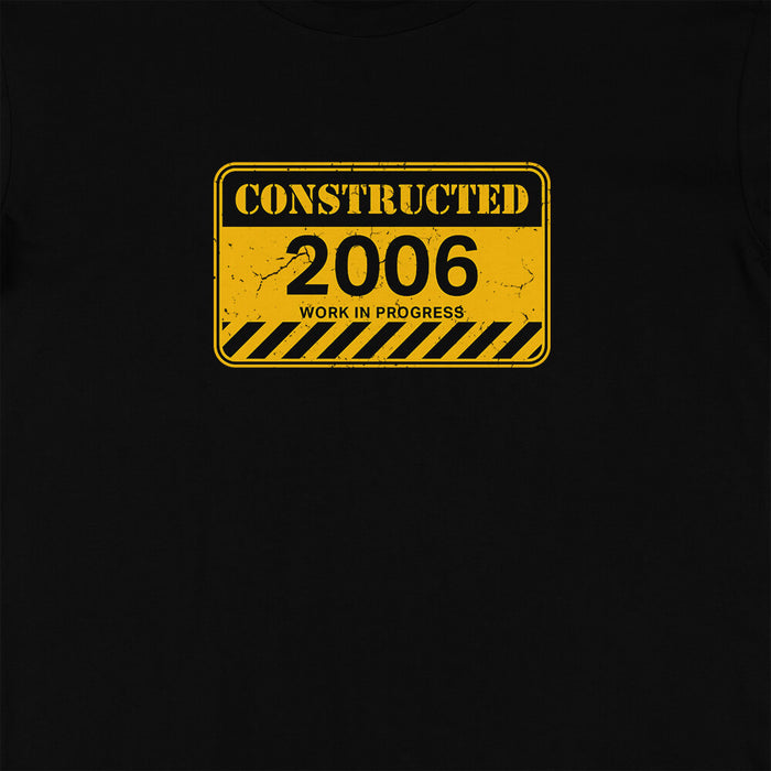 Constructed 18th birthday t-shirt