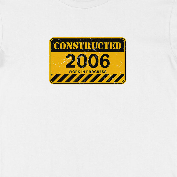 Constructed 18th birthday t-shirt