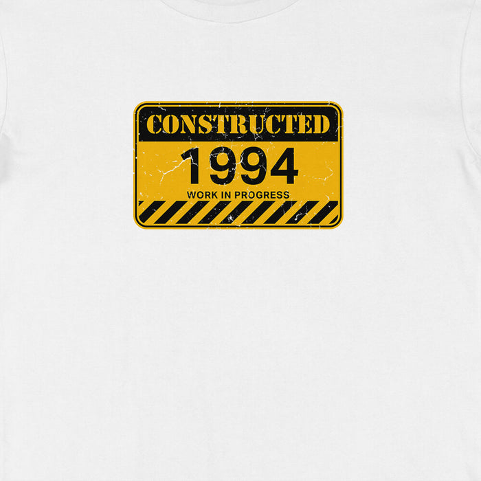 Constructed 30th birthday t-shirt