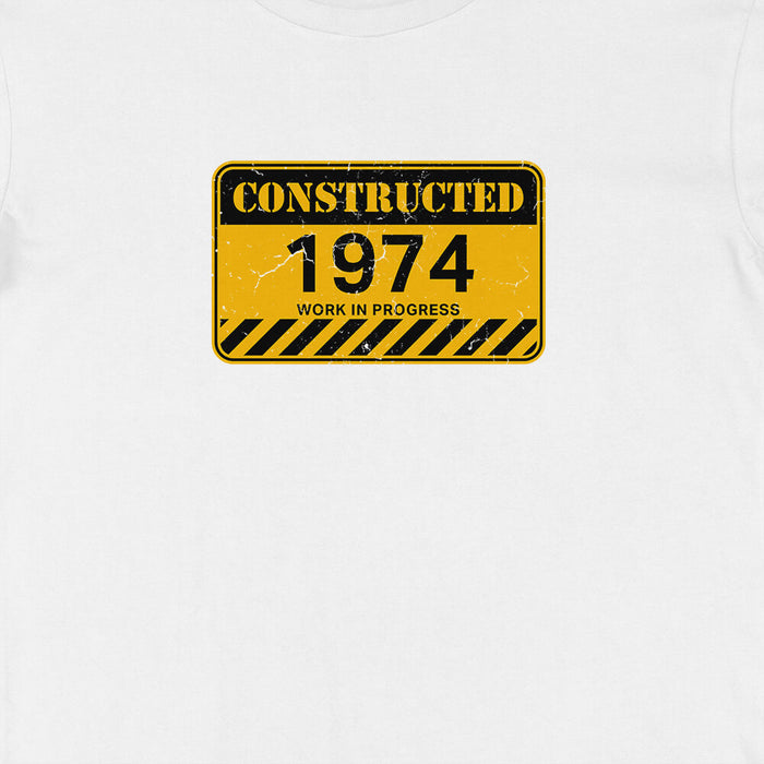 Constructed 50th birthday t-shirt