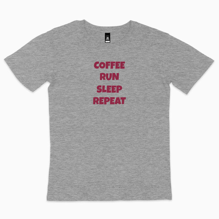 Eat Sleep Repeat personalised t-shirt