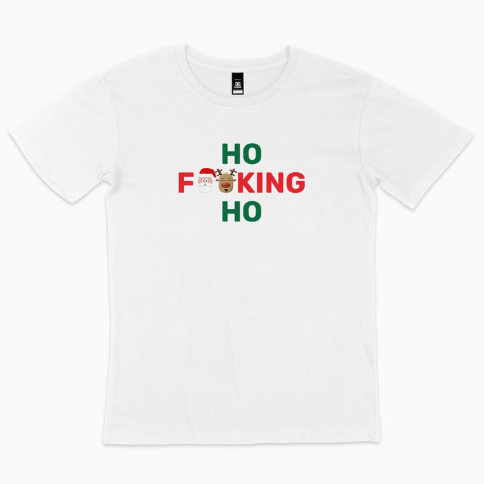 Ho F**king Ho rude Christmas t-shirt