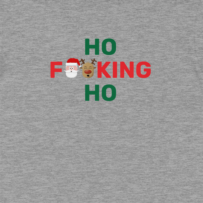 Ho F**king Ho rude Christmas t-shirt