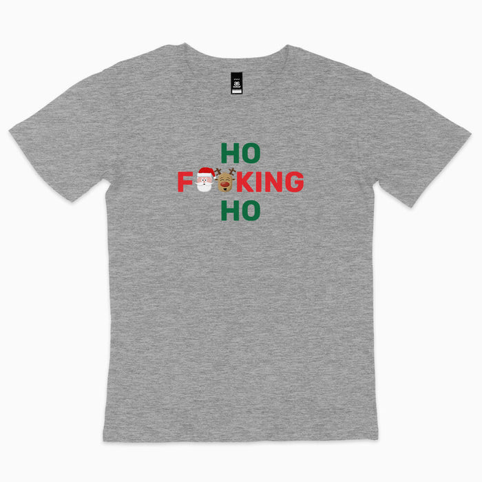 Ho F**king Ho rude Christmas t-shirt