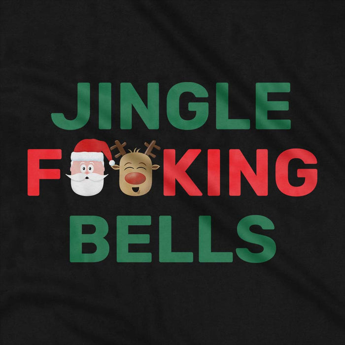 Jingle F**king Bells rude Christmas t-shirt