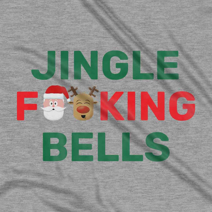 Jingle F**king Bells rude Christmas t-shirt