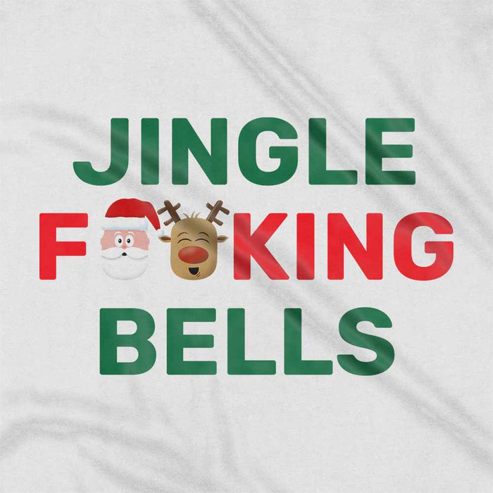 Jingle F**king Bells rude Christmas t-shirt