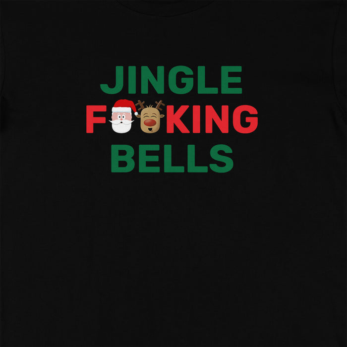 Jingle F**king Bells rude Christmas t-shirt