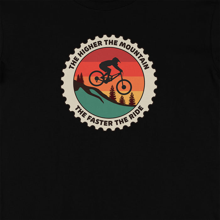 Mountain Bike - Higher the mountain t-shirt