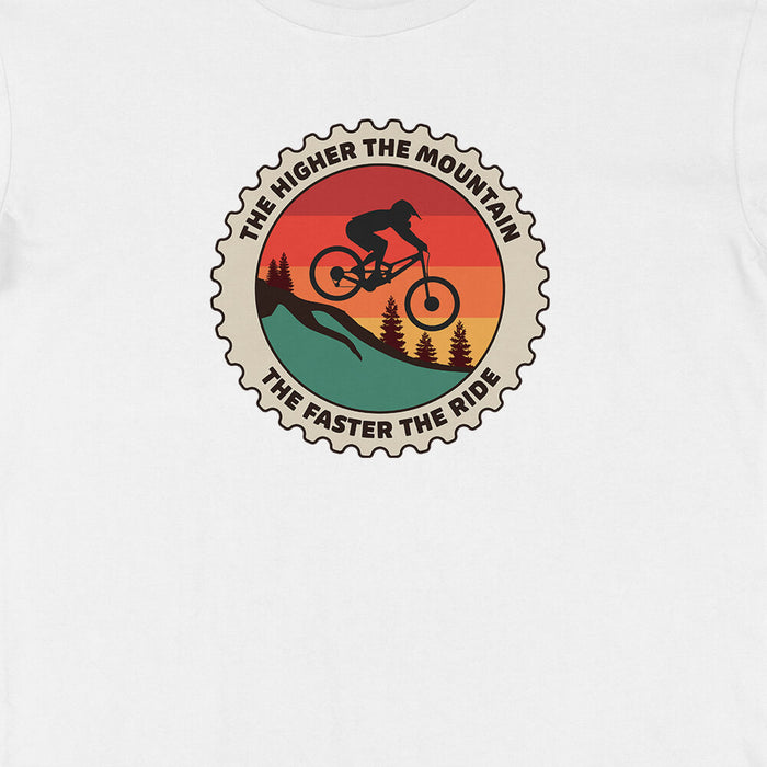 Mountain Bike - Higher the mountain t-shirt