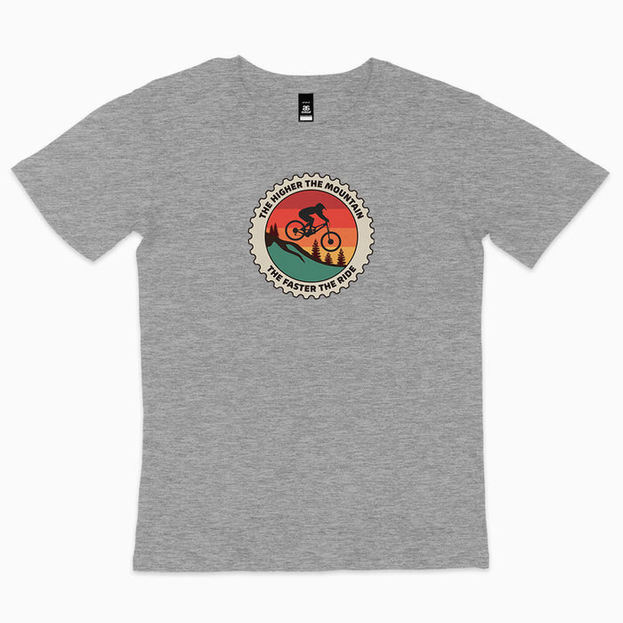 Mountain Bike - Higher the mountain t-shirt