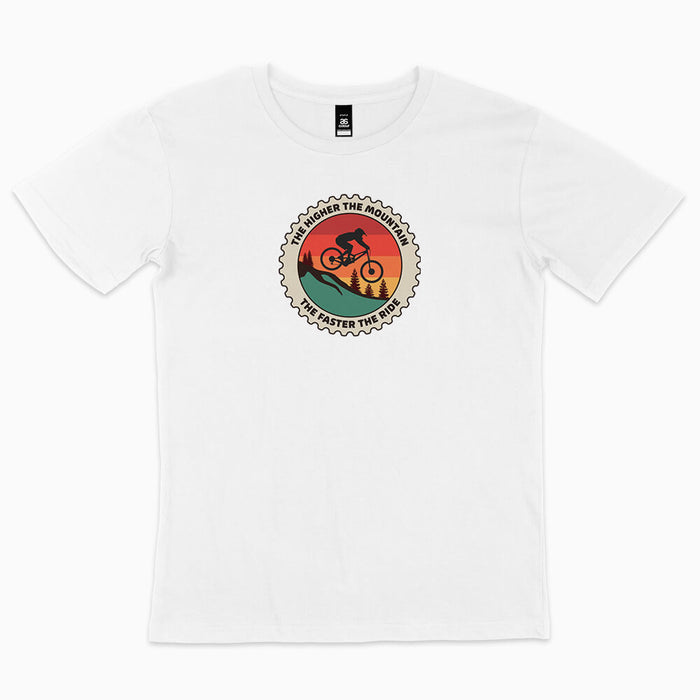 Mountain Bike - Higher the mountain t-shirt