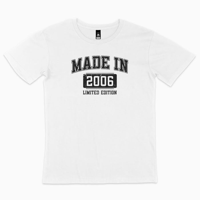 Made In College Style 18th birthday t-shirt