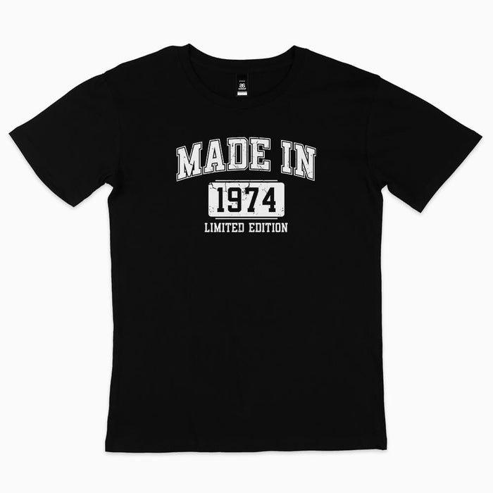 Made In College Style 50th birthday t-shirt