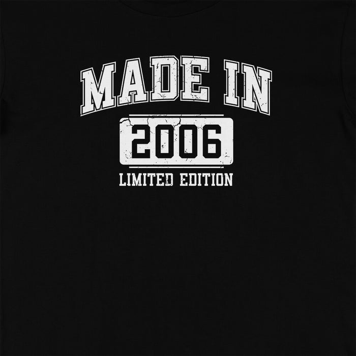 Made In College Style 18th birthday t-shirt