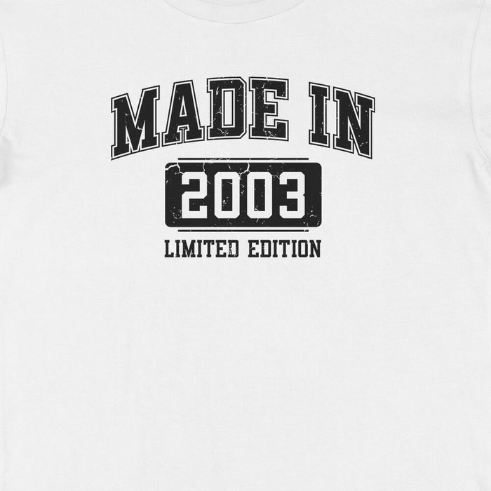 Made In College Style 21st birthday t-shirt