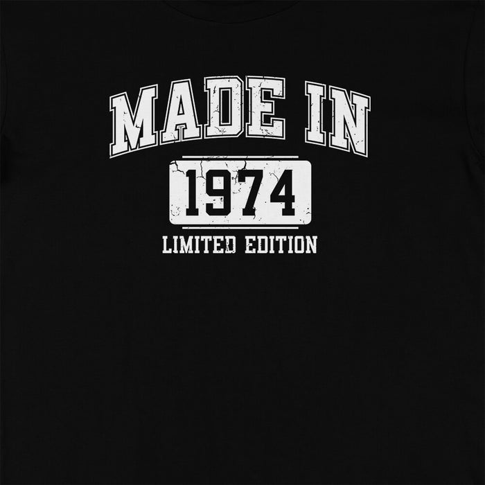 Made In College Style 50th birthday t-shirt