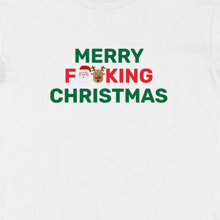 Merry F**king Christmas rude Christmas t-shirt