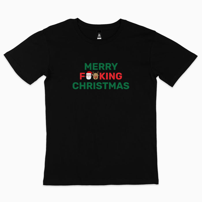 Merry F**king Christmas rude Christmas t-shirt