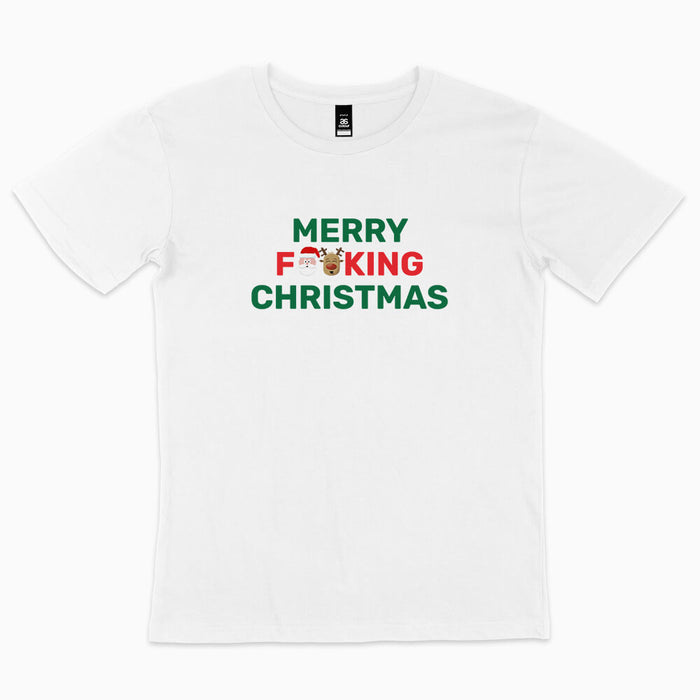 Merry F**king Christmas rude Christmas t-shirt