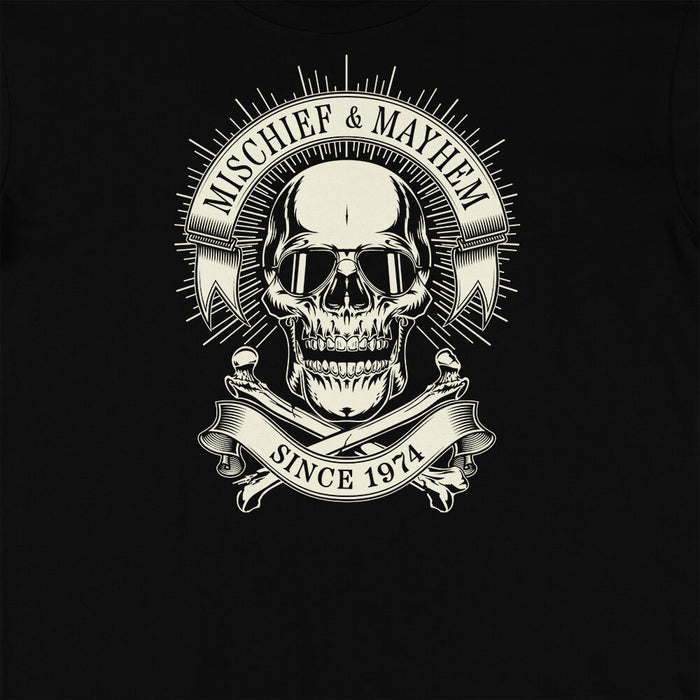 Mischief & Mayhem 50th birthday t-shirt