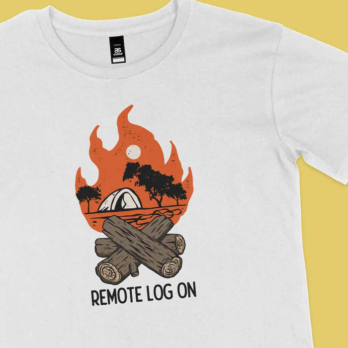 Remote Log On t-shirt