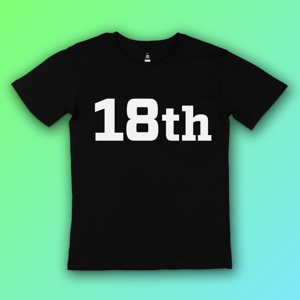 18th Birthday Tees