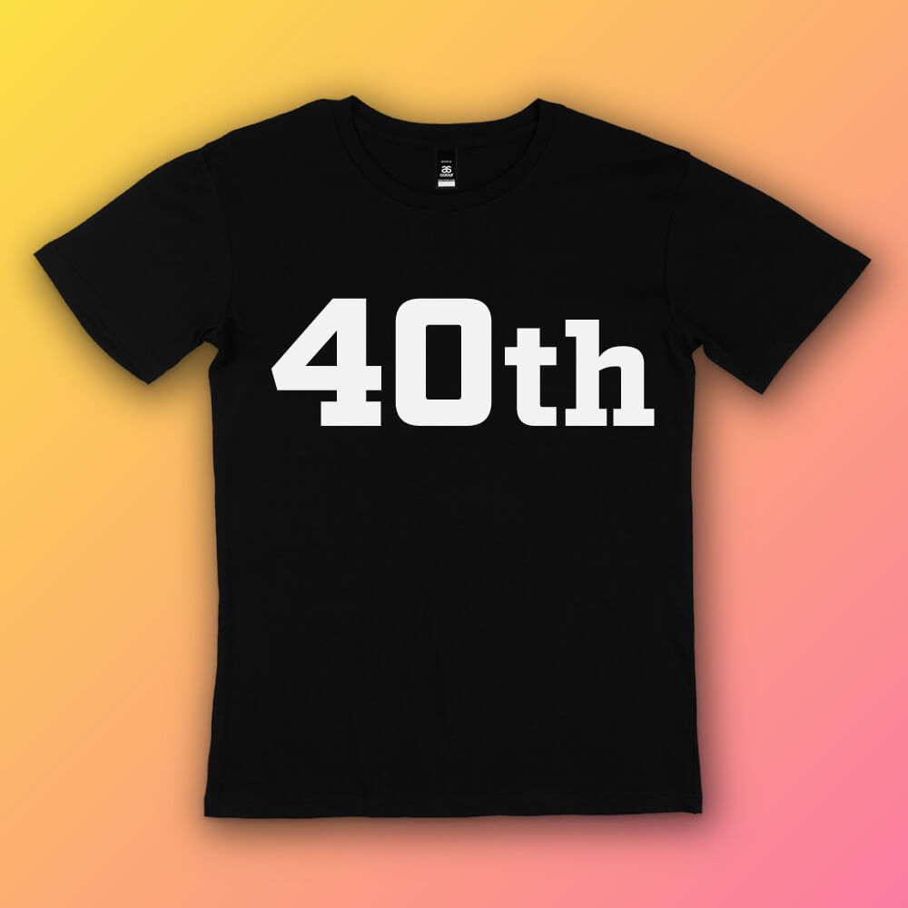 40th Birthday Tees