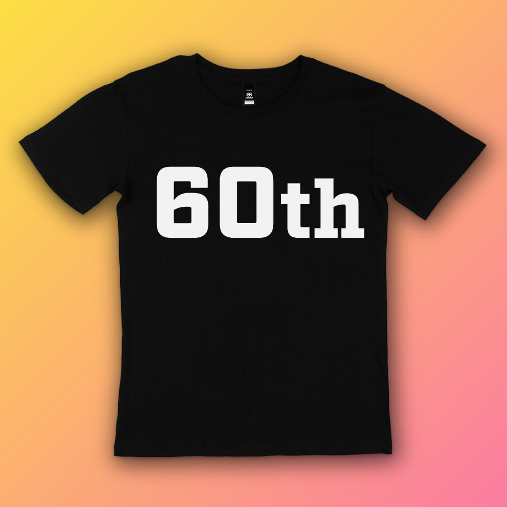 60th Birthday Tees