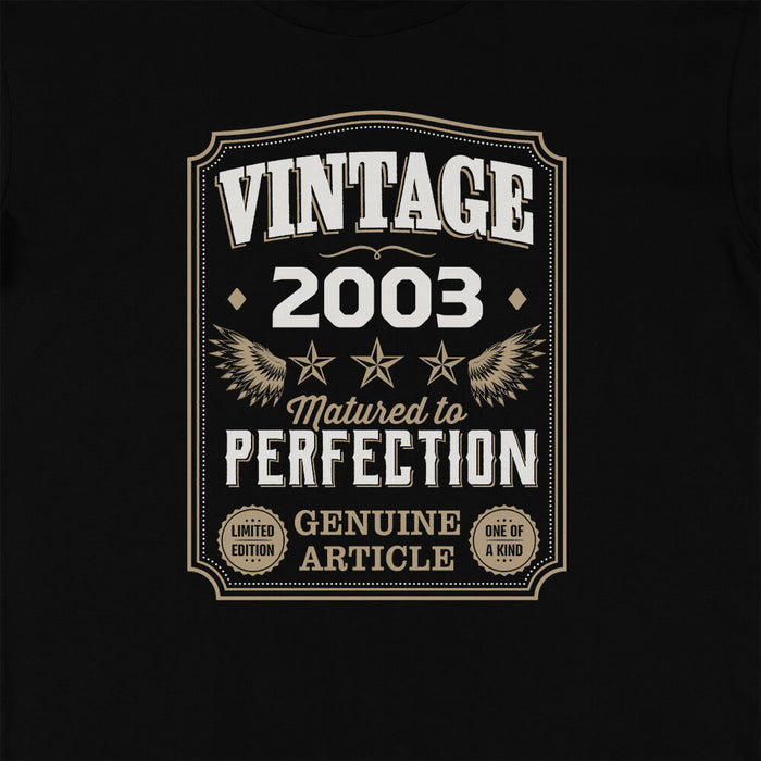 Vintage 21st birthday t-shirt