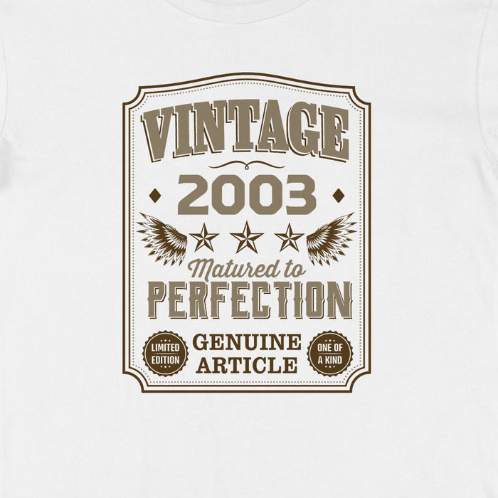 Vintage 21st birthday t-shirt