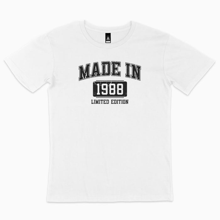 Made In College Style birthday t-shirt